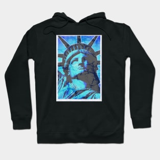 4th of July Statue of Liberty Batik style Hoodie